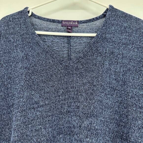 Long Tall Sally Sweater Womens Extra Small  Preppy Academic Career Office Blue - Picture 2 of 9
